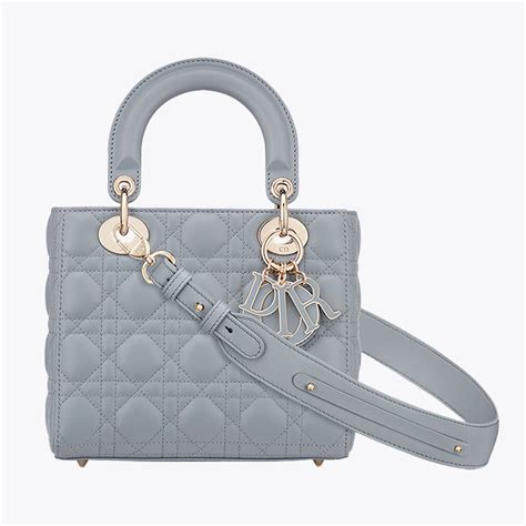 lady dior cloud blue small|DIOR.